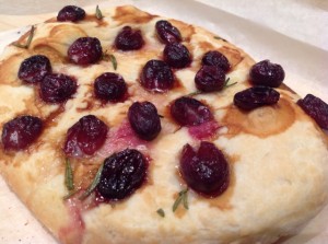 schiacciata con l'uva with vincotto_bread